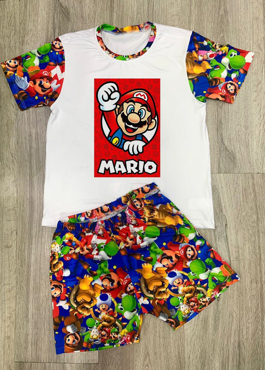 PIJAMA NIÑO SHORT MARIO